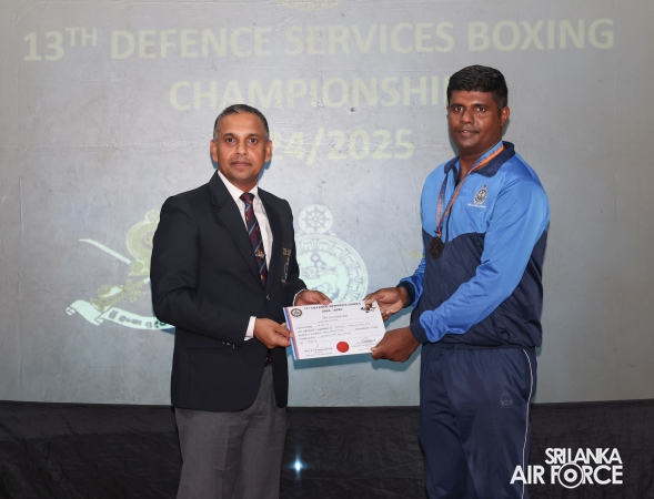 SLAF WOMEN’S BOXING TEAM CROWNED AT THE 13TH DEFENCE SERVICES BOXING CHAMPIONSHIP 2024/2025