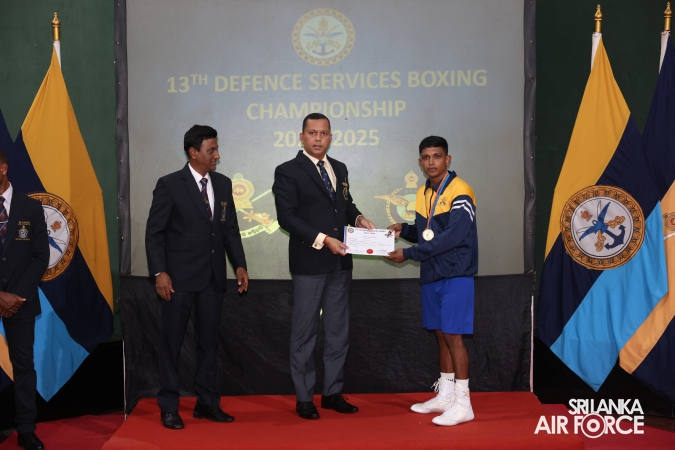 SLAF WOMEN’S BOXING TEAM CROWNED AT THE 13TH DEFENCE SERVICES BOXING CHAMPIONSHIP 2024/2025