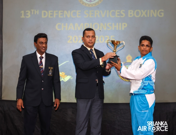 SLAF WOMEN’S BOXING TEAM CROWNED AT THE 13TH DEFENCE SERVICES BOXING CHAMPIONSHIP 2024/2025