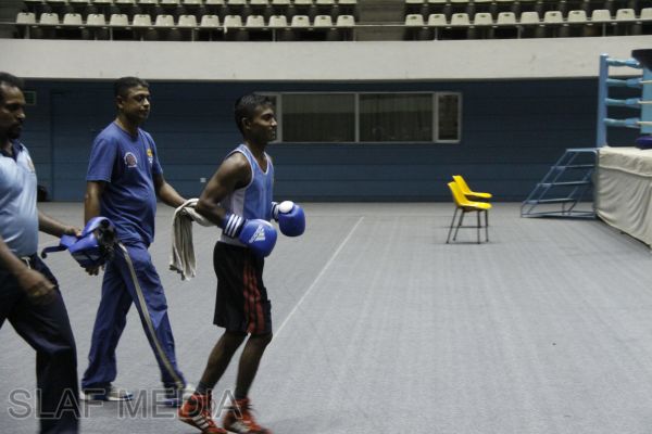 Air Force Boxing Team
does well at novices Championship Boxing Meet
