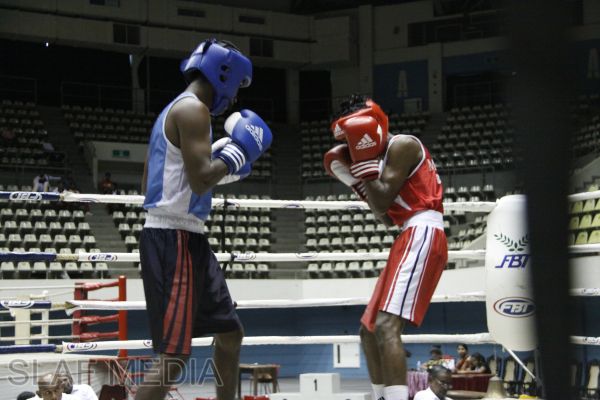 Air Force Boxing Team
does well at novices Championship Boxing Meet