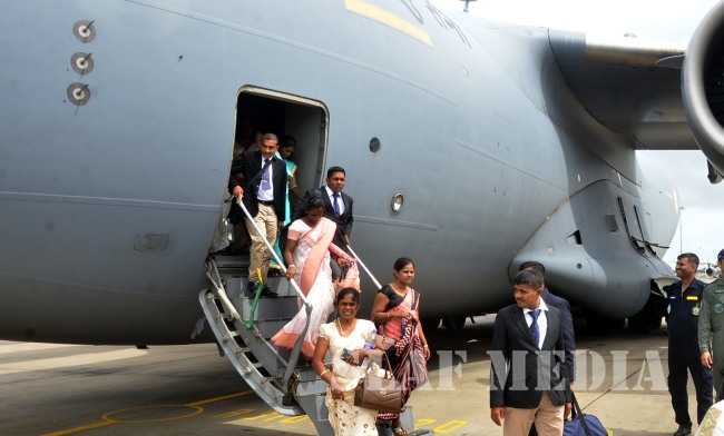 Tri-Service Personnel with Family Members ‘Bodhgaya'