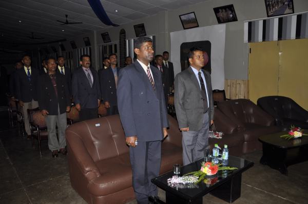 Closing Address of the Three Month English Language Training
Course for Officer Cadets