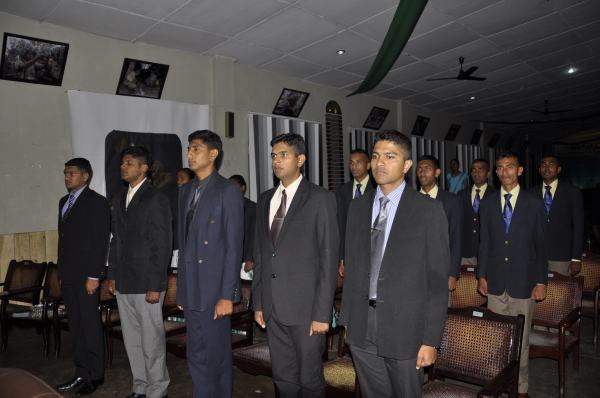 Closing Address of the Three Month English Language Training
Course for Officer Cadets