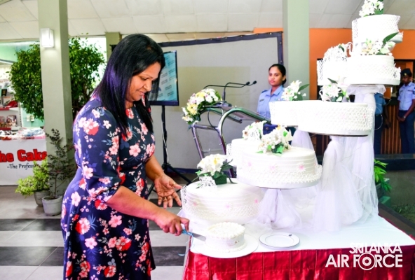 A CAKE EXHIBITION AT THE SLAF BASE KATUNAYAKE
