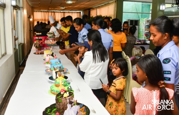 A CAKE EXHIBITION AT THE SLAF BASE KATUNAYAKE