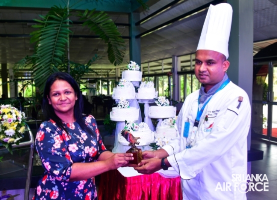 A CAKE EXHIBITION AT THE SLAF BASE KATUNAYAKE