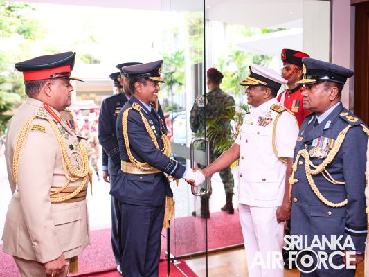 The Commander of the Air Force, Air Marshal Udeni Rajapaksa
