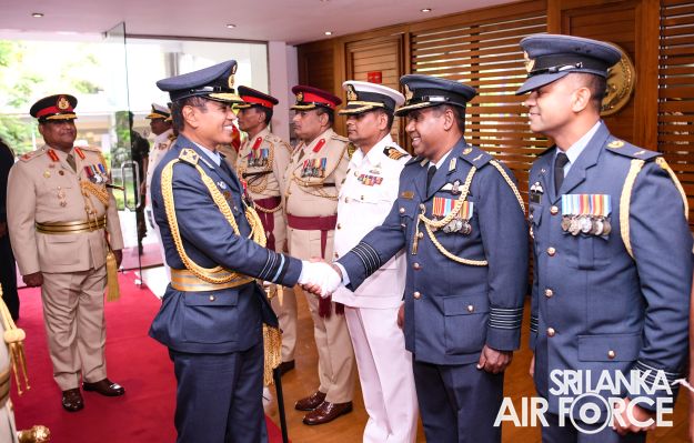 The Commander of the Air Force, Air Marshal Udeni Rajapaksa