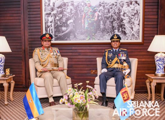 The Commander of the Air Force, Air Marshal Udeni Rajapaksa