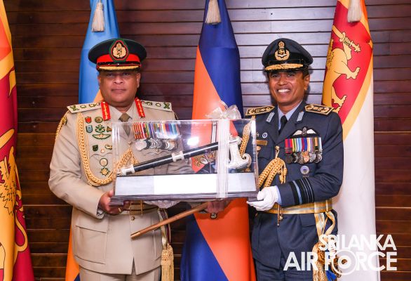 The Commander of the Air Force, Air Marshal Udeni Rajapaksa
