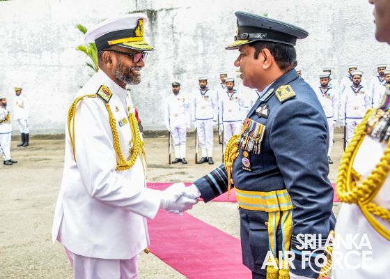 made a farewell call on the Commander of the Navy