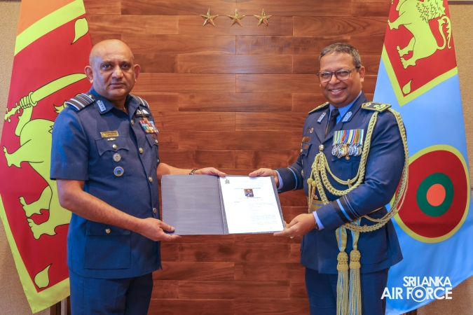 AIR VICE MARSHAL GIHAN SENEVIRATNE BIDS ADIEU TO THE SRI LANKA AIR FORCE