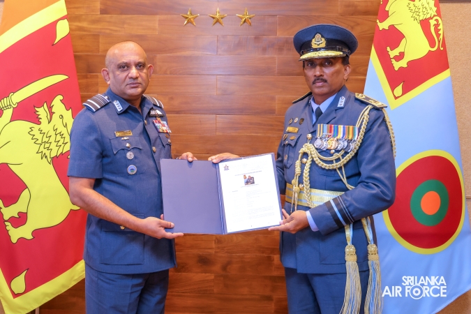 AIR VICE MARSHAL SUMEDHA DE SILVA BIDS ADIEU TO THE SRI LANKA AIR FORCE