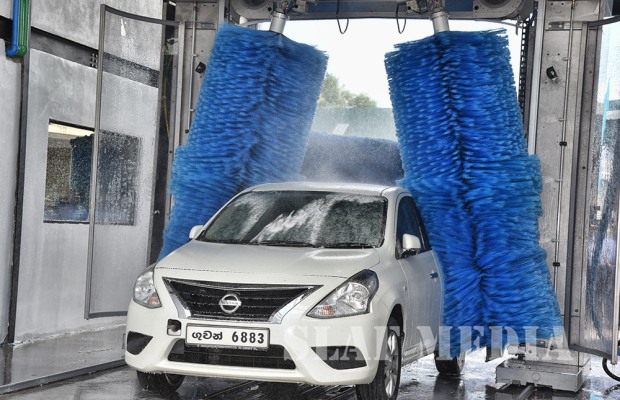 Commander declares open First Fully automated vehicle washing plant of the SLAF