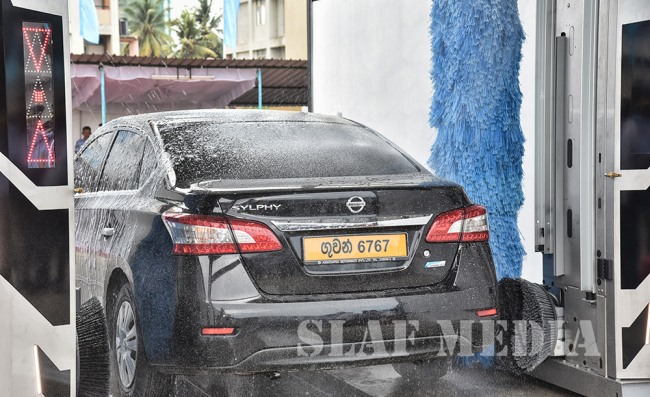 Commander declares open First Fully automated vehicle washing plant of the SLAF