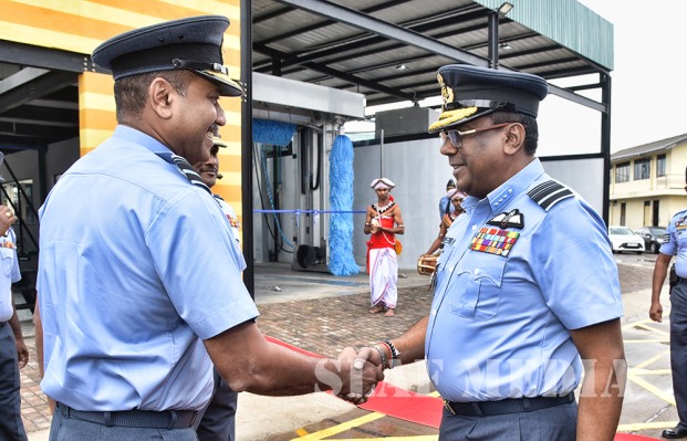 Commander declares open First Fully automated vehicle washing plant of the SLAF