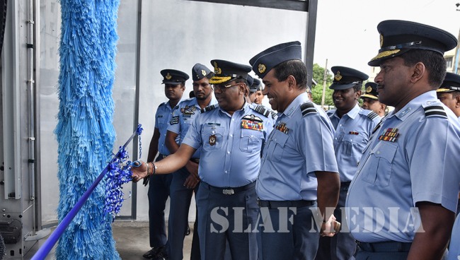 Commander declares open First Fully automated vehicle washing plant of the SLAF