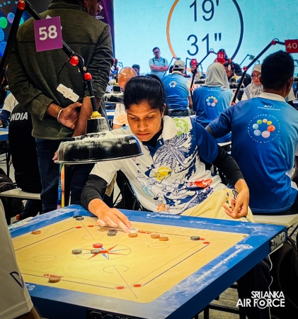 SLAF CARROM PLAYERS SHINE AT 07TH CARROM WORLD CUP IN MALDIVES
