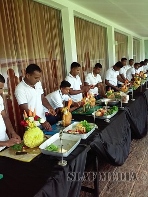First Culinary
Carving Training Programme for Catering Assistants –Conducted at the
Eagles’ Lagoon View Banquet Hall