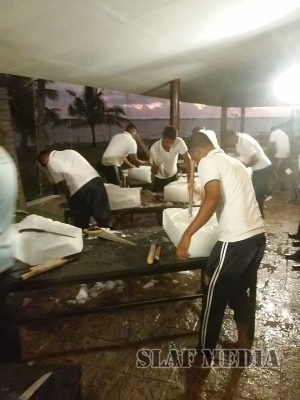 First Culinary
Carving Training Programme for Catering Assistants –Conducted at the
Eagles’ Lagoon View Banquet Hall
