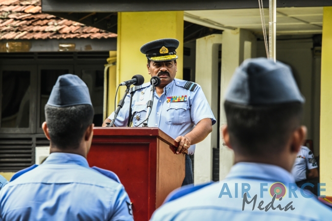 CHANGE
OF COMMAND AT SLAF STATION COLOMBO