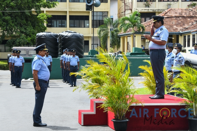CHANGE
OF COMMAND AT SLAF STATION COLOMBO