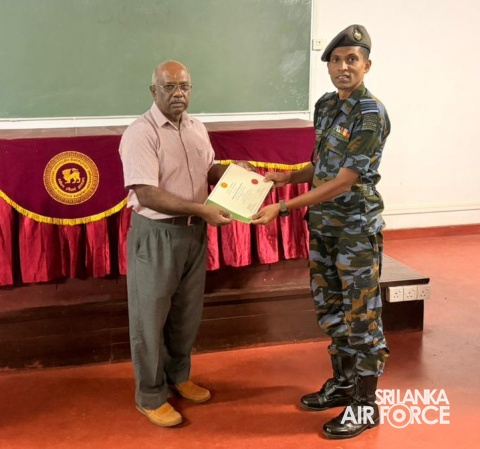 CERTIFICATE AND BADGE AWARDING CEREMONY OF NO. 06 CBRNE ADVANCED COURSE