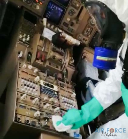 SLAF CBRNE Wing Disinfects Dutch Ship Crew who arrived from Netherland