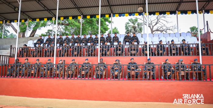 FALL OUT PARADE OF REGULAR, DIRECT ENTRY AND VOLUNTEER AIRMEN AND AIRWOMEN HELD AT SLAF ACADEMY CHINA BAY