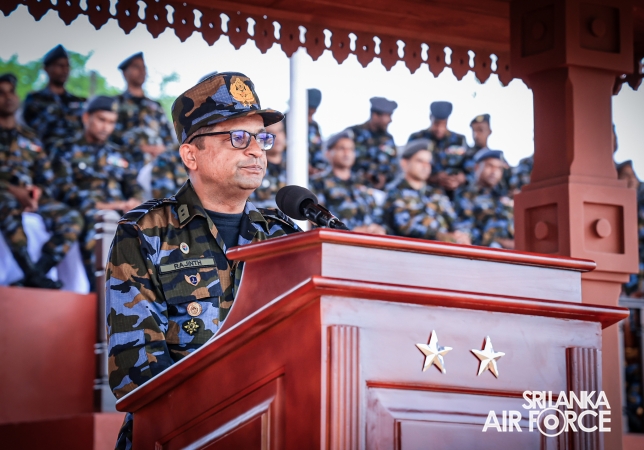 FALL OUT PARADE OF REGULAR, DIRECT ENTRY AND VOLUNTEER AIRMEN AND AIRWOMEN HELD AT SLAF ACADEMY CHINA BAY