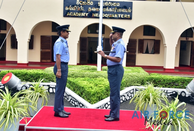 CHANGE OF COMMAND AT AIR FORCE ACADEMY CHINA BAY