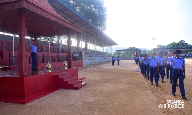 CHANGE OF COMMAND OF THE SLAF ACADEMY CHINA BAY