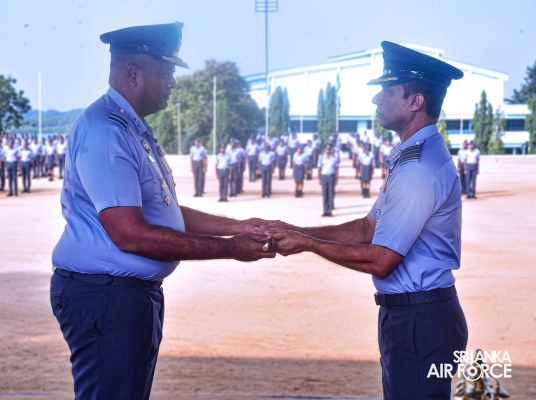 CHANGE OF COMMAND OF THE SLAF ACADEMY CHINA BAY