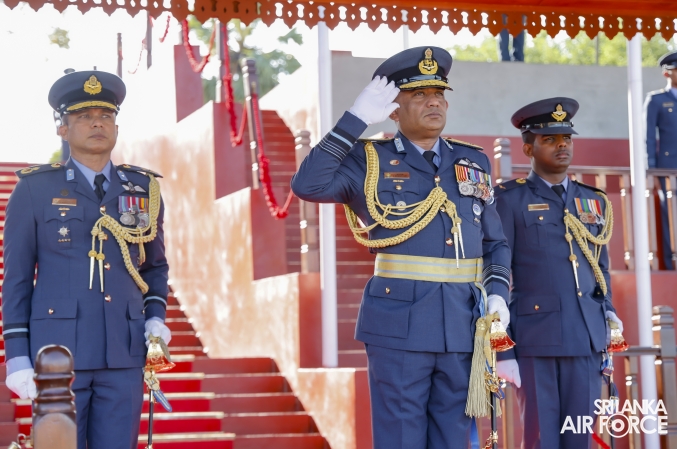 COMMANDER'S INSPECTION OF SLAF ACADEMY CHINA BAY