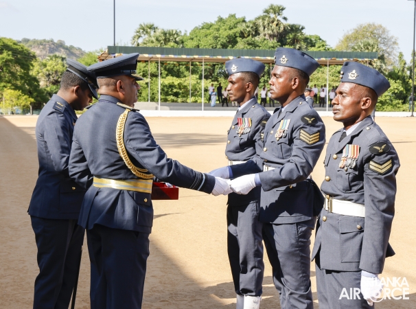 COMMANDER'S INSPECTION OF SLAF ACADEMY CHINA BAY
