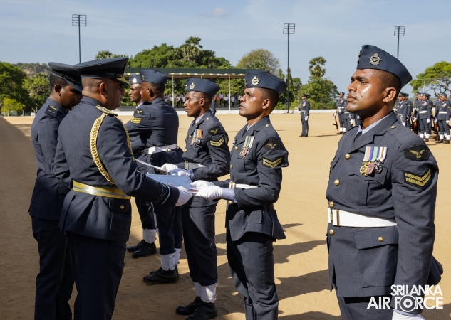 COMMANDER'S INSPECTION OF SLAF ACADEMY CHINA BAY