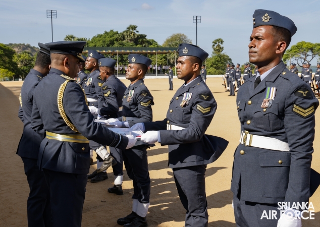 COMMANDER'S INSPECTION OF SLAF ACADEMY CHINA BAY