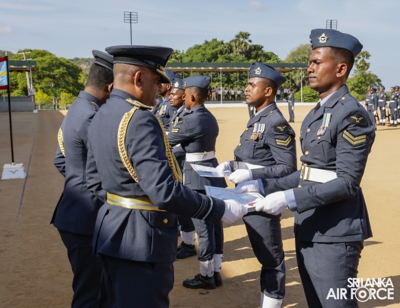 COMMANDER'S INSPECTION OF SLAF ACADEMY CHINA BAY