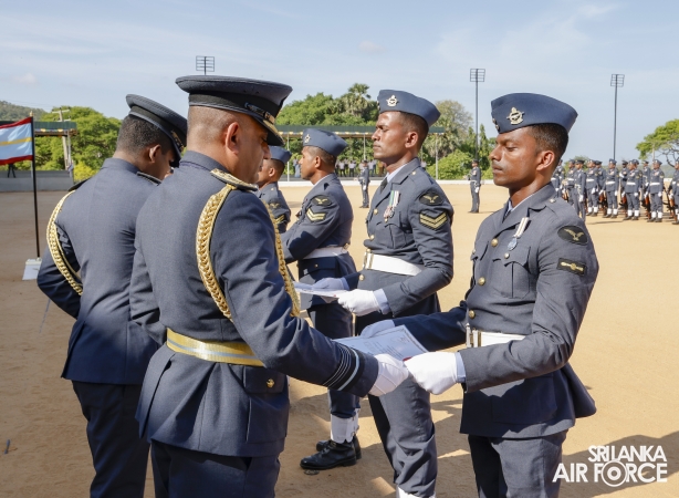 COMMANDER'S INSPECTION OF SLAF ACADEMY CHINA BAY