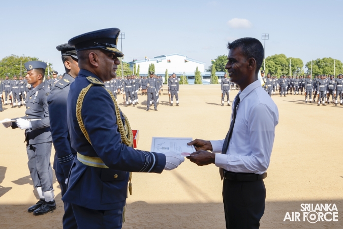 COMMANDER'S INSPECTION OF SLAF ACADEMY CHINA BAY