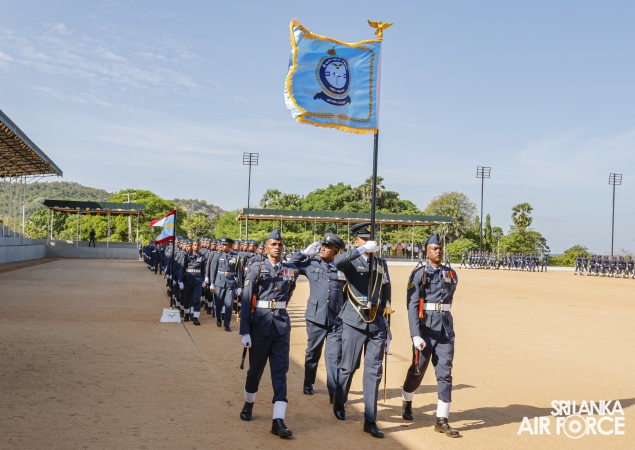 COMMANDER'S INSPECTION OF SLAF ACADEMY CHINA BAY