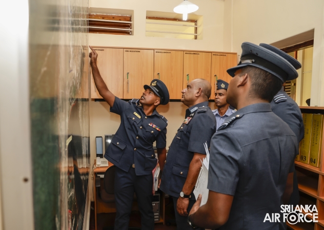 COMMANDER'S INSPECTION OF SLAF ACADEMY CHINA BAY