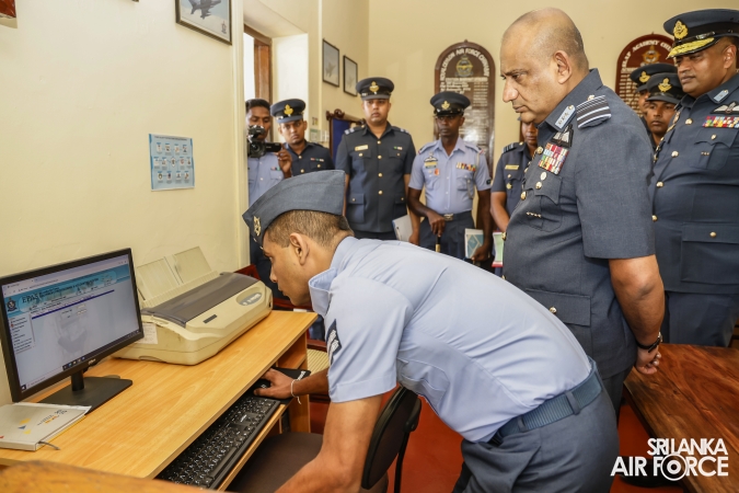 COMMANDER'S INSPECTION OF SLAF ACADEMY CHINA BAY