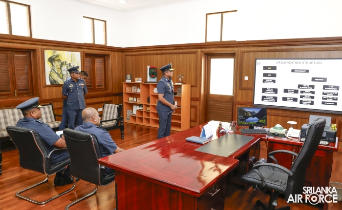 COMMANDER'S INSPECTION OF SLAF ACADEMY CHINA BAY