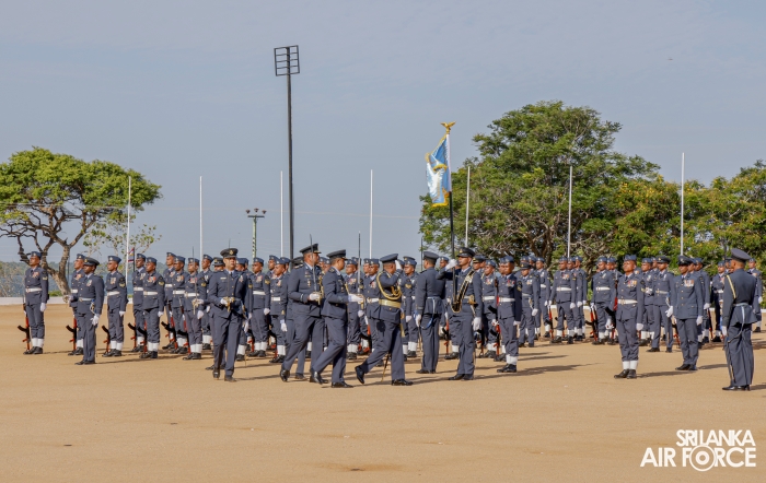 COMMANDER'S INSPECTION OF SLAF ACADEMY CHINA BAY