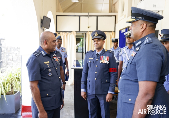 COMMANDER'S INSPECTION OF SLAF ACADEMY CHINA BAY