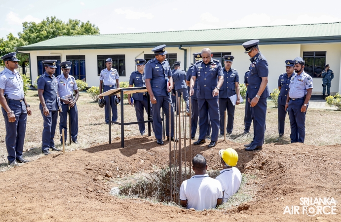 COMMANDER'S INSPECTION OF SLAF ACADEMY CHINA BAY