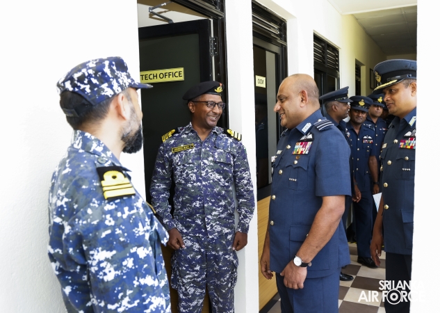 COMMANDER'S INSPECTION OF SLAF ACADEMY CHINA BAY