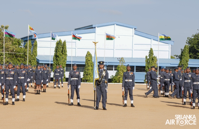 COMMANDER'S INSPECTION OF SLAF ACADEMY CHINA BAY